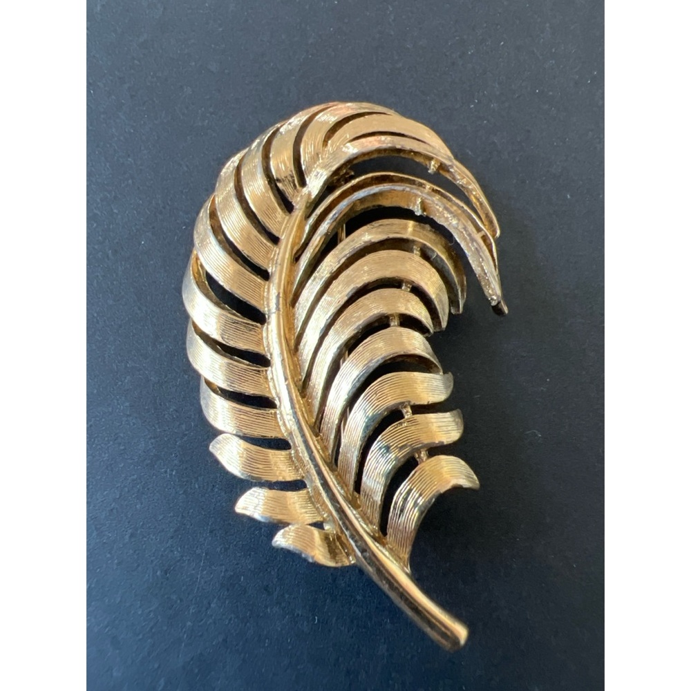 Trifari Leaf Brooch